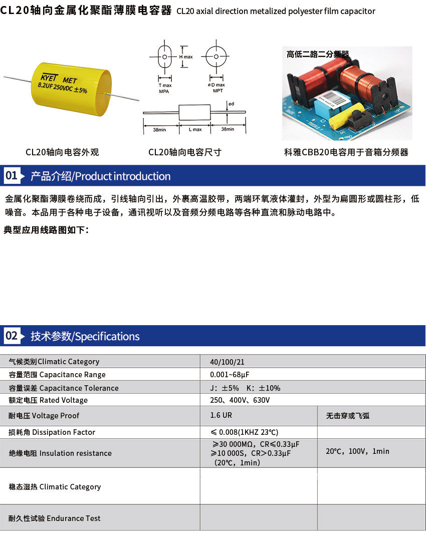 cl20电容器介绍